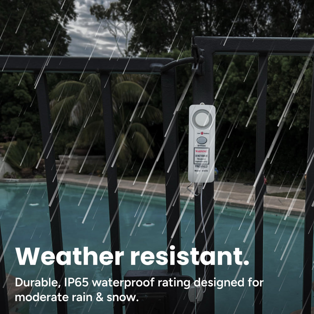 TECHKO S187D Safe Pool Alarm accessories included