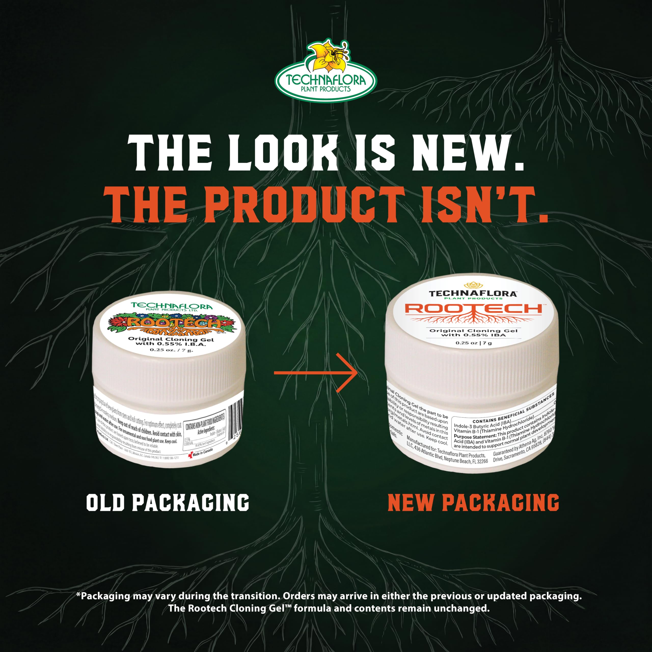 Technaflora Rootech Cloning Gel 0.25 oz on a plant propagation setup