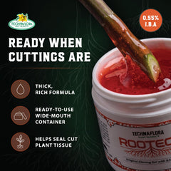 Technaflora Rootech Cloning Gel 2 oz container details