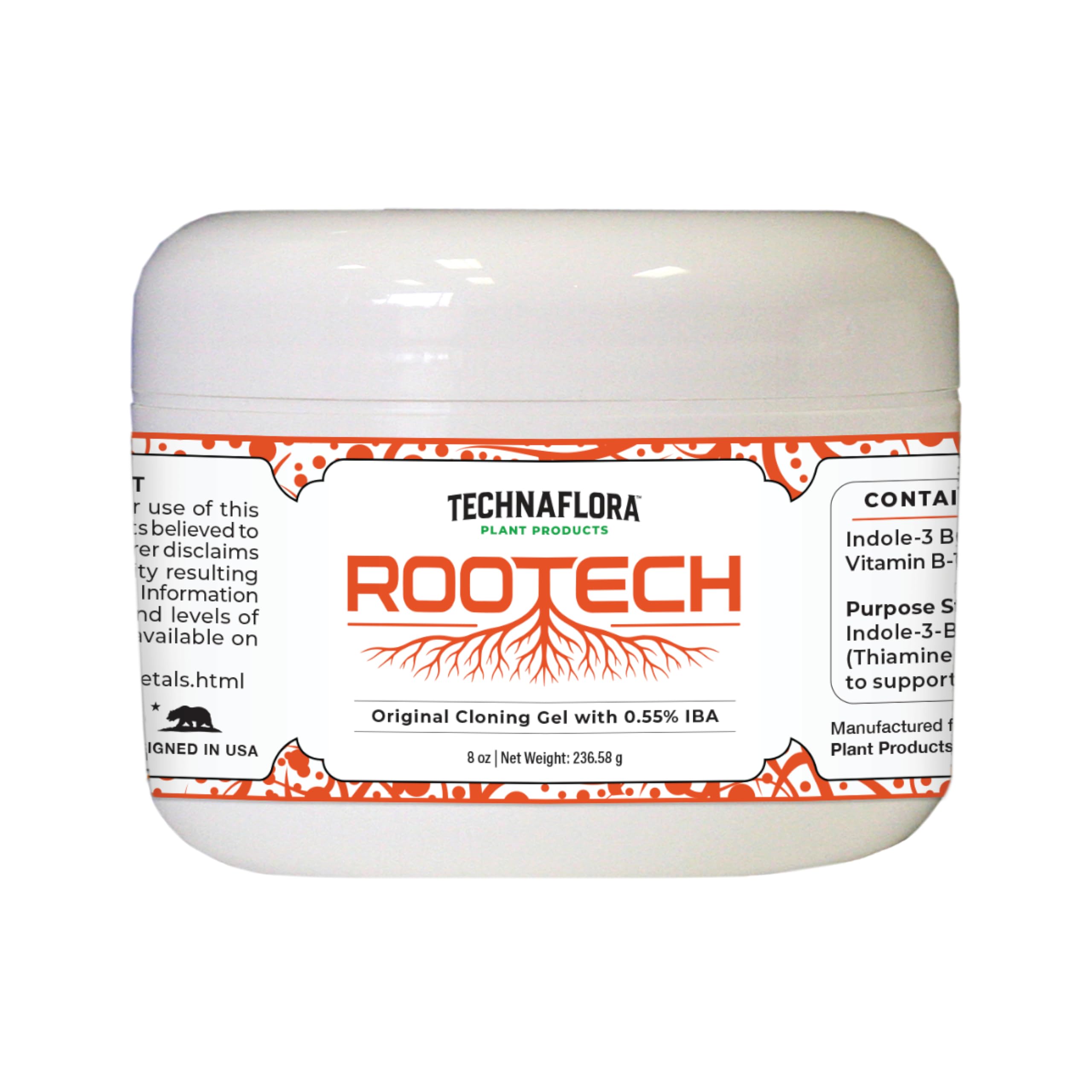 Technaflora Rootech Cloning Gel 8 oz container front view