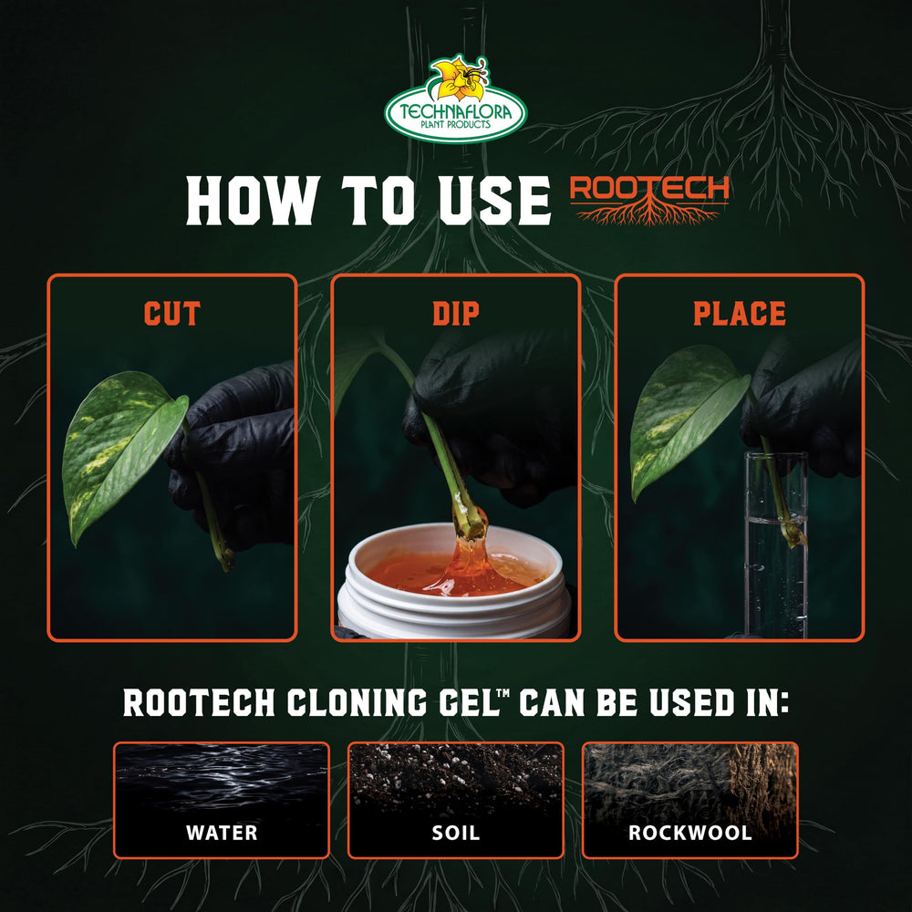 Technaflora Rootech Cloning Gel application demonstration