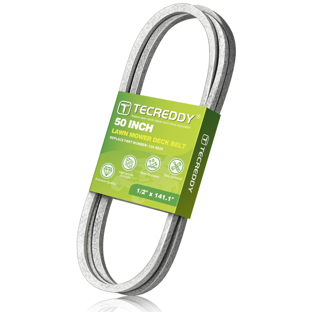 Tecreddy 50 inch deck belt for Toro lawn mowers, white color