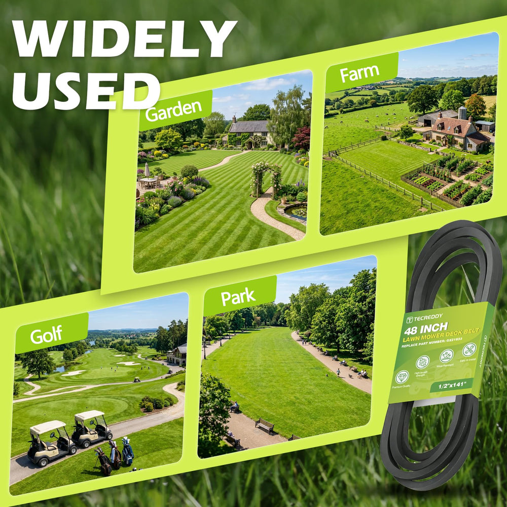 Tecreddy GX21833 Mower Deck Belt on John Deere mower