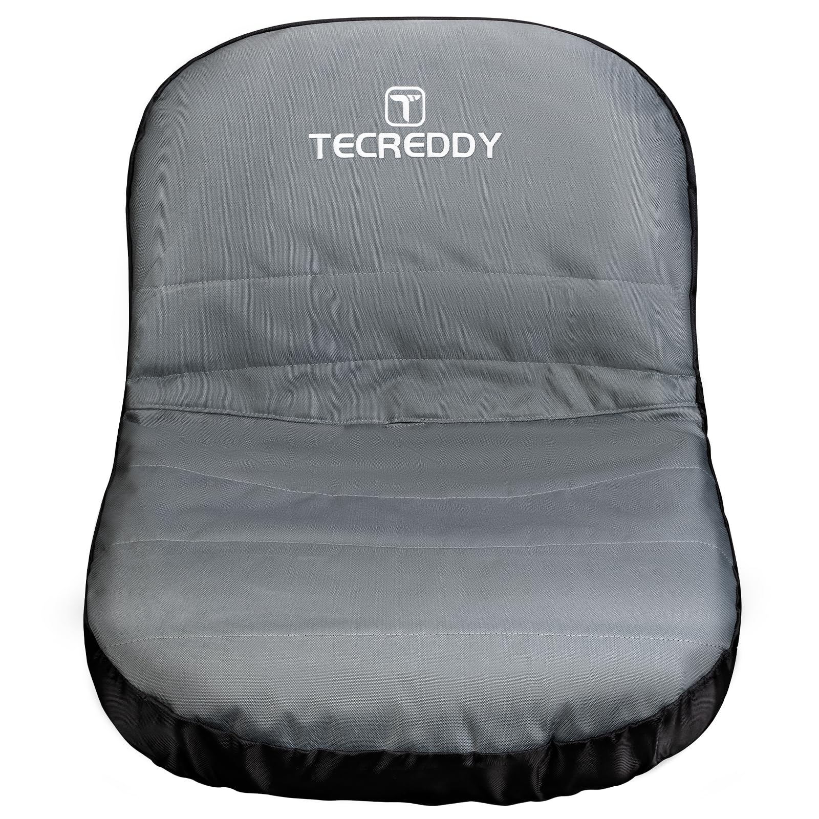 Tecreddy Lawn Mower Seat Cover Gray front view