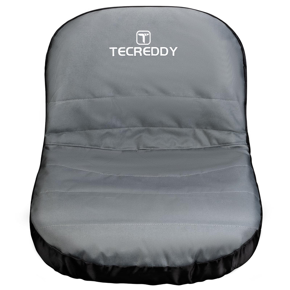 Tecreddy Lawn Mower Seat Cover Gray front view