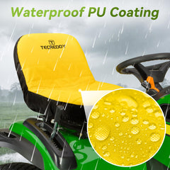 Tecreddy Lawn Mower Seat Cover on a John Deere mower