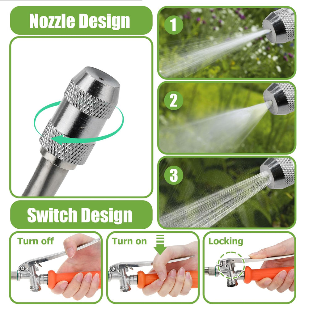 Tecreddy sprayer wand in use watering plants