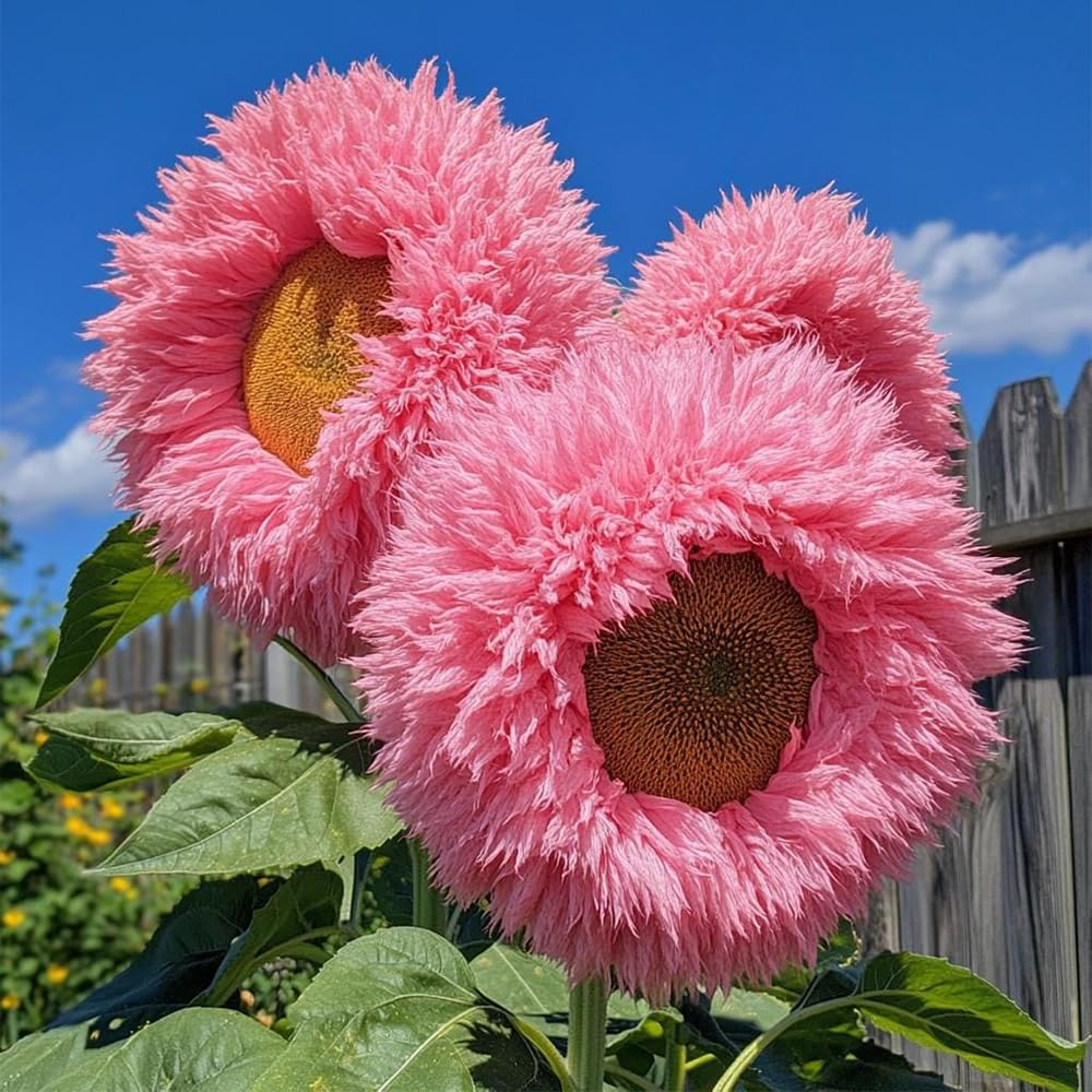 Teddy Bear Sunflower in a bouquet arrangement