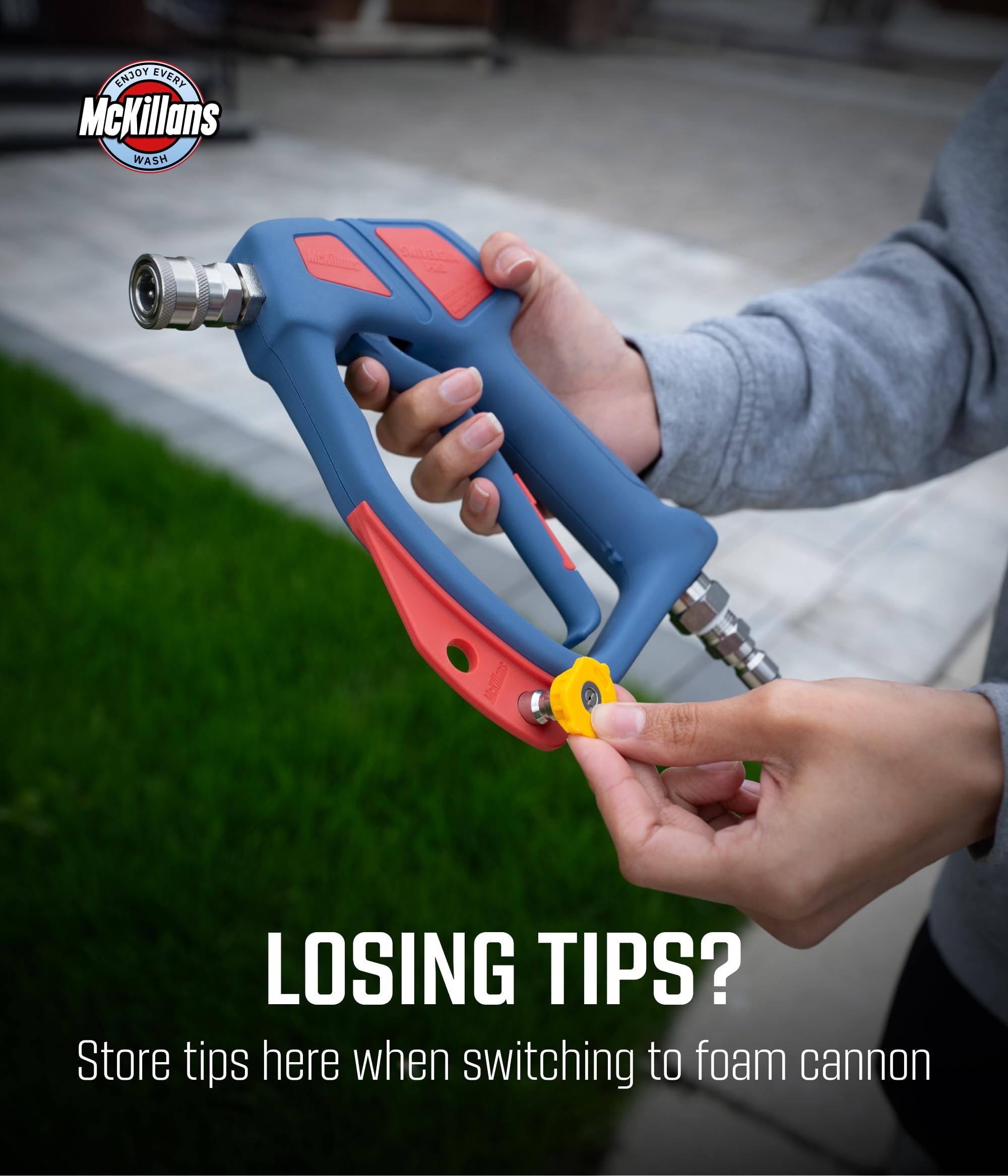 Teflon tape included with McKillans Swivel Gun Pro