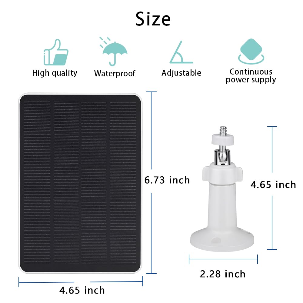 TEKCAM Solar Panel installed on a wall