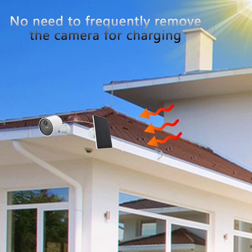 TEKCAM Solar Panel with 10ft power cable