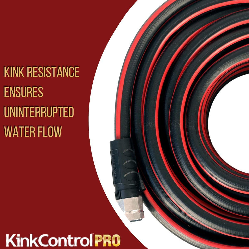 Teknor Apex Kink Control Pro Garden Hose 50 Ft coiled for storage