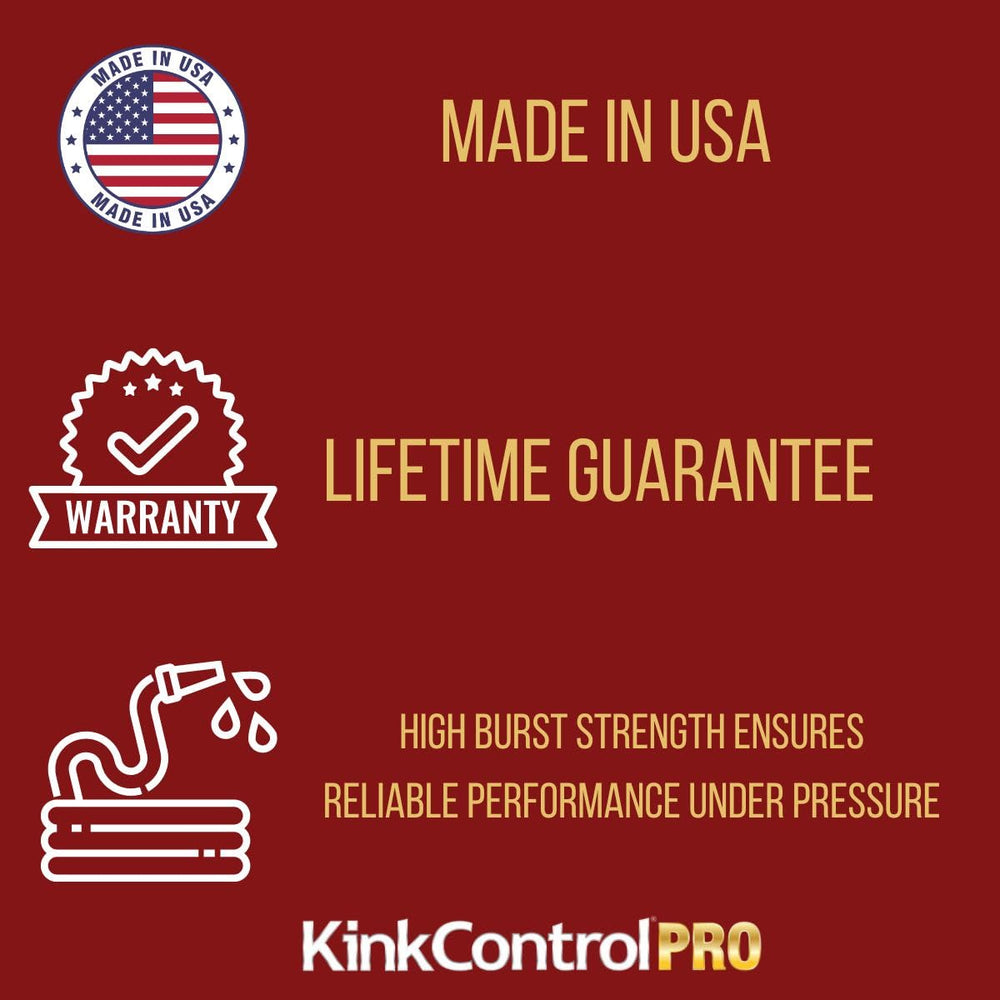 Teknor Apex Kink Control Pro Garden Hose 50 Ft showing UV resistance feature