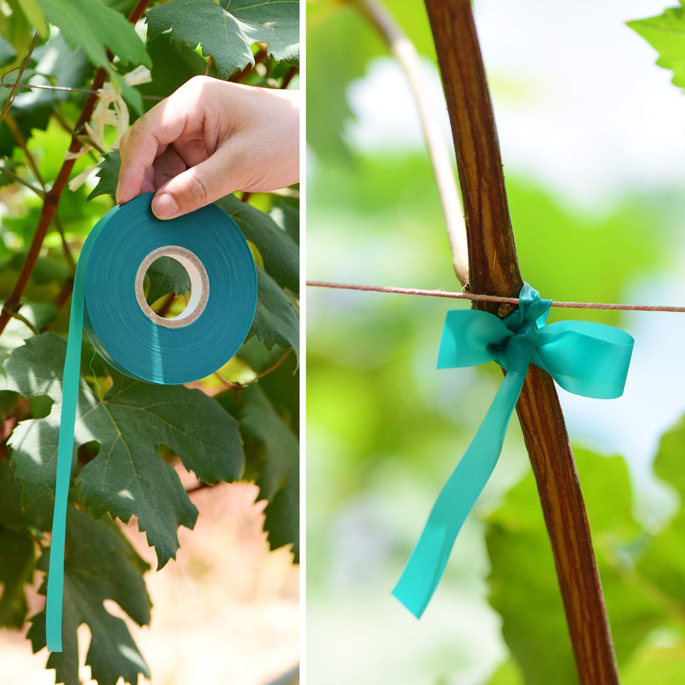 TELENT OUTDOORS Garden Tie Tape cut to different lengths for various plants
