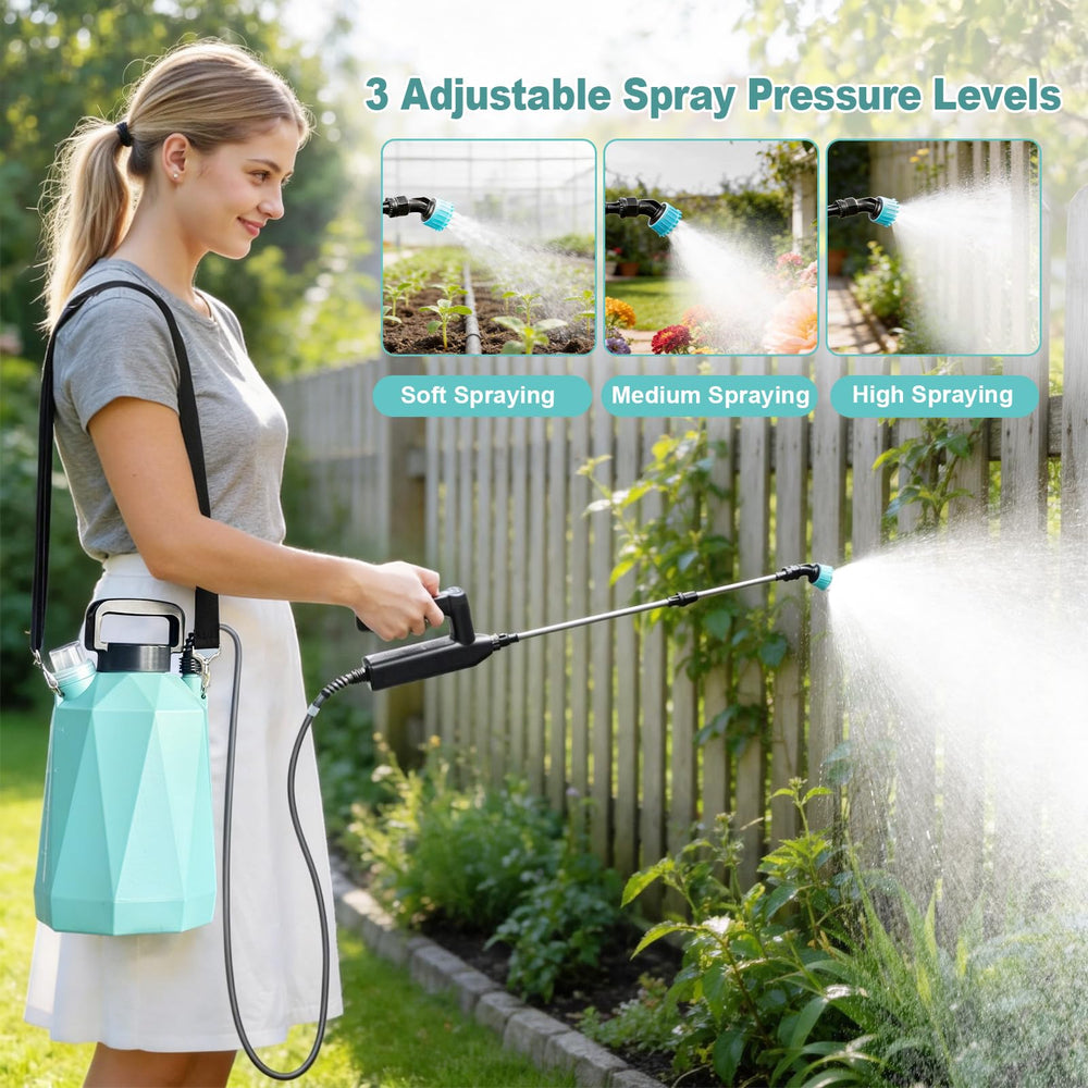 Telescopic wand extended view of SideKing Battery Powered Sprayer