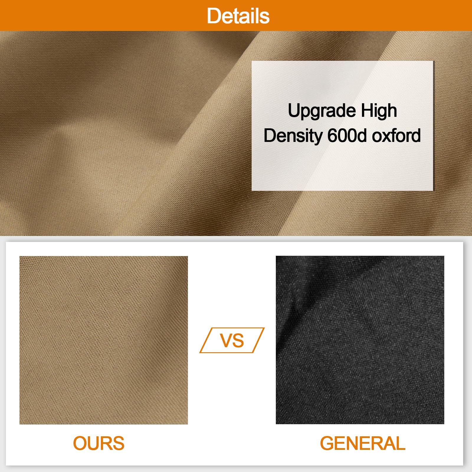 Tempera Patio Furniture Cover shown on outdoor furniture