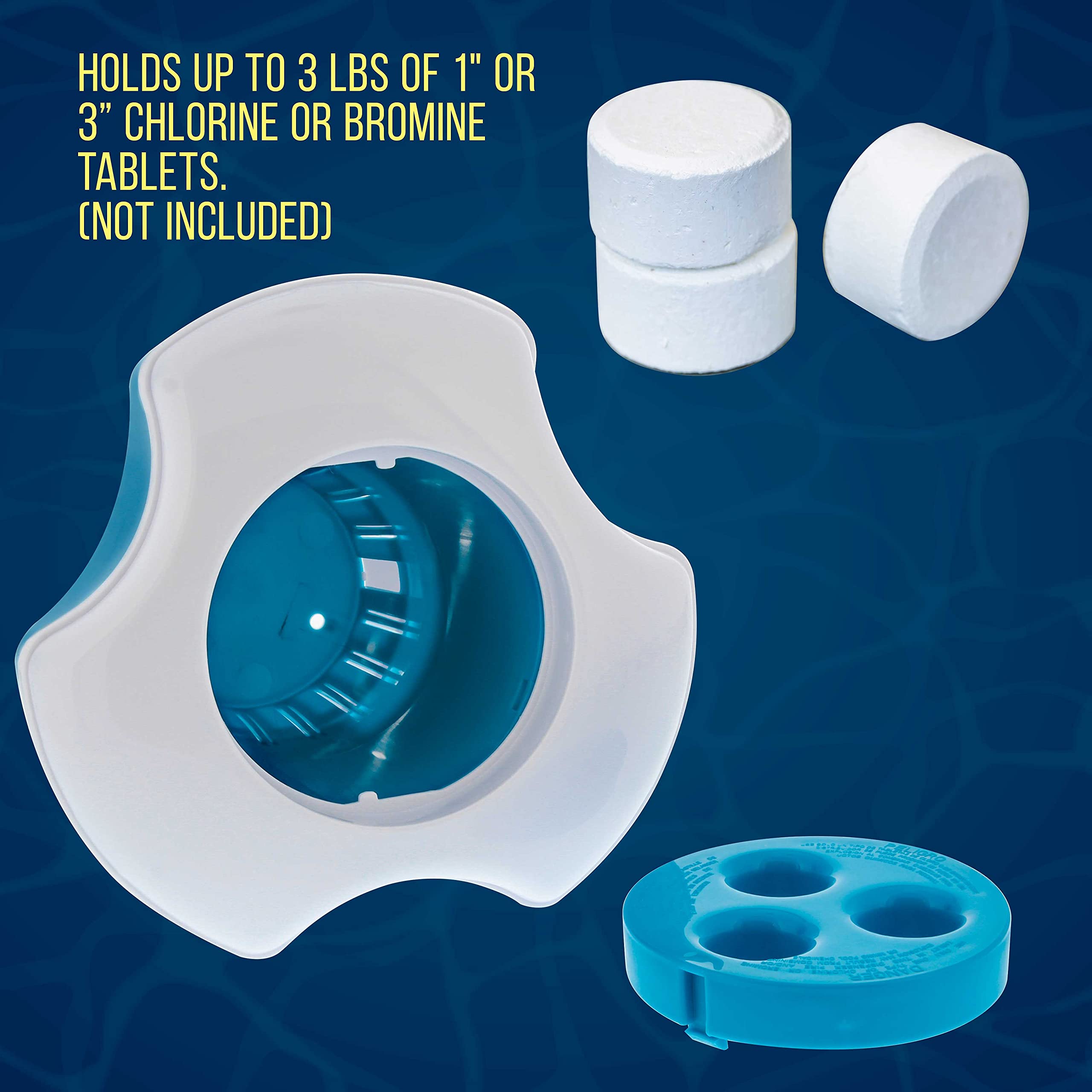 Temperature scale on U.S. Pool Supply chlorine floater