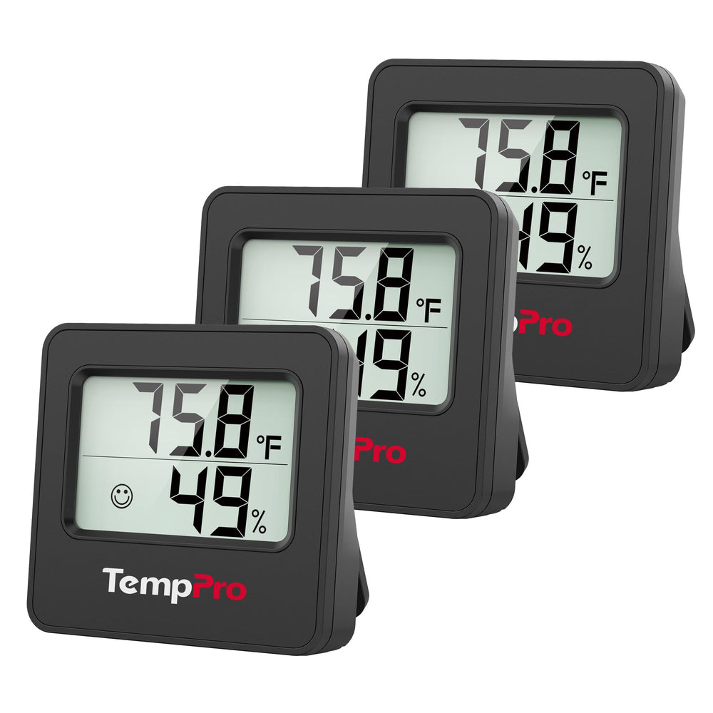 TempPro Indoor Thermometer Hygrometer in a greenhouse