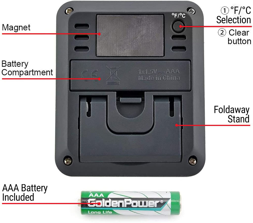 TempPro TempAir Digital Hygrometer packaging front view