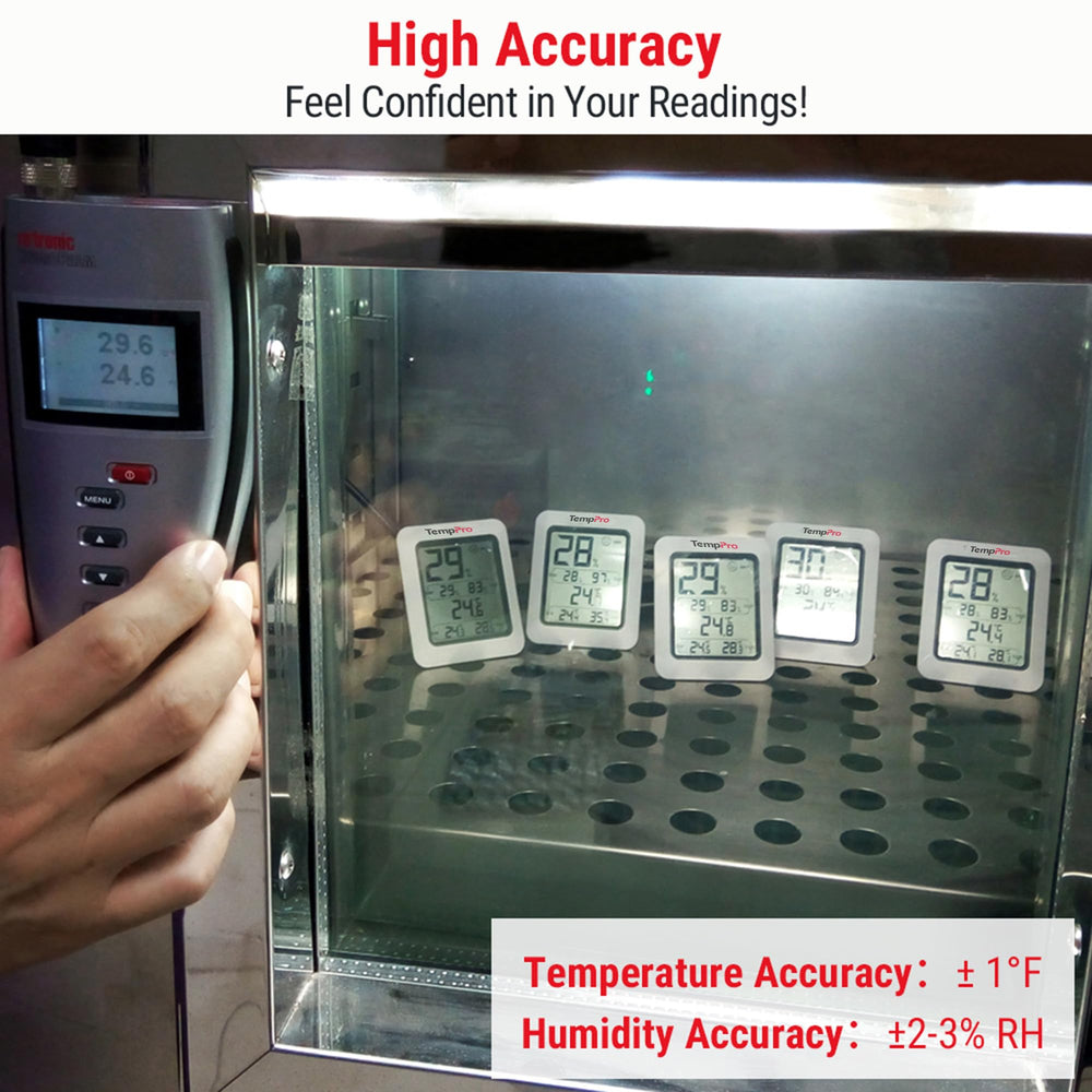TempPro TempAir Digital Hygrometer with magnetic back