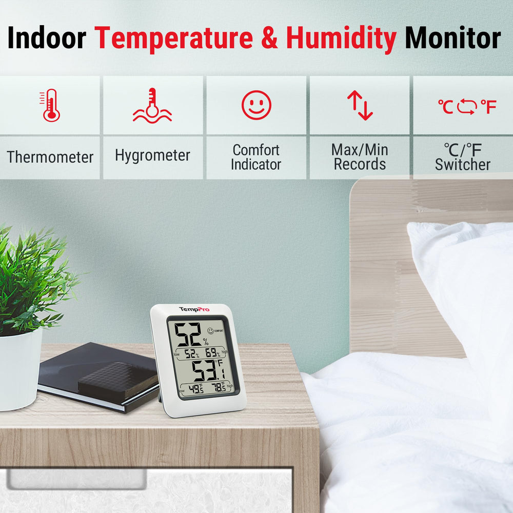 TempPro TempAir Digital Hygrometer with wellness indicator