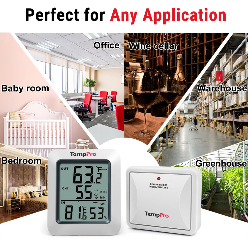 TempPro TempAir thermometer packaging details