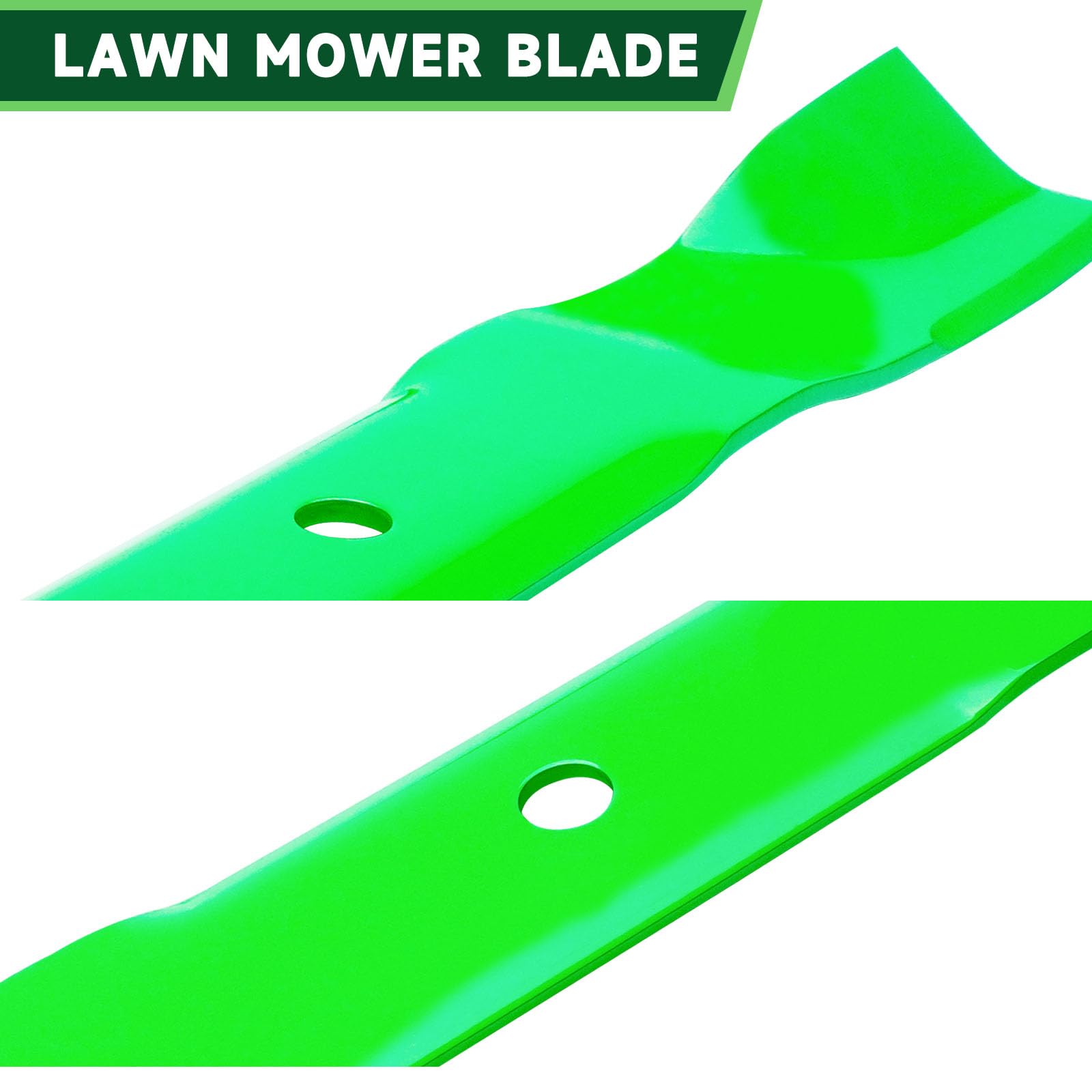 TENGMUJX 3-pack lawn mower blades in packaging