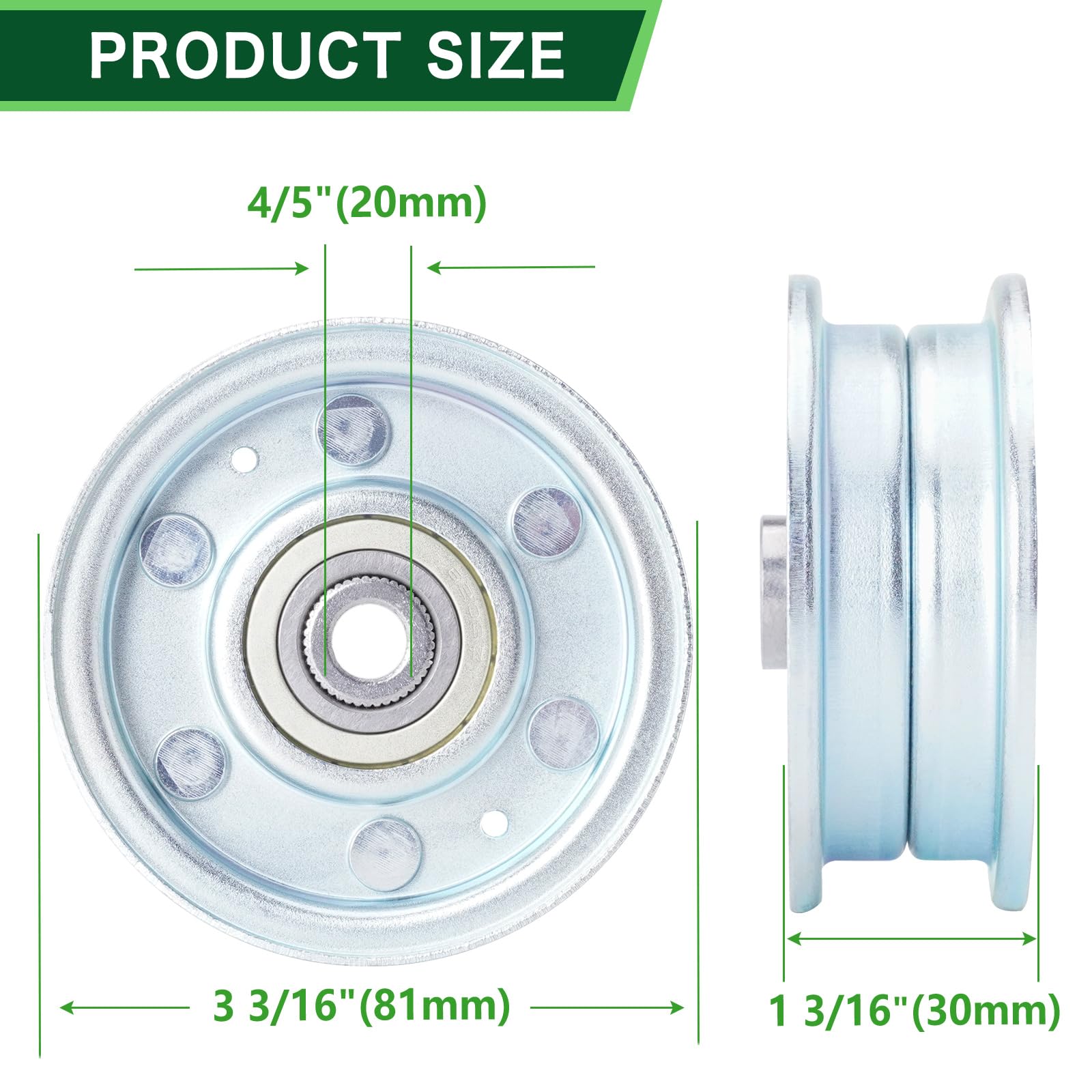 TENGMUJX Idler Pulley 1721133SM side view