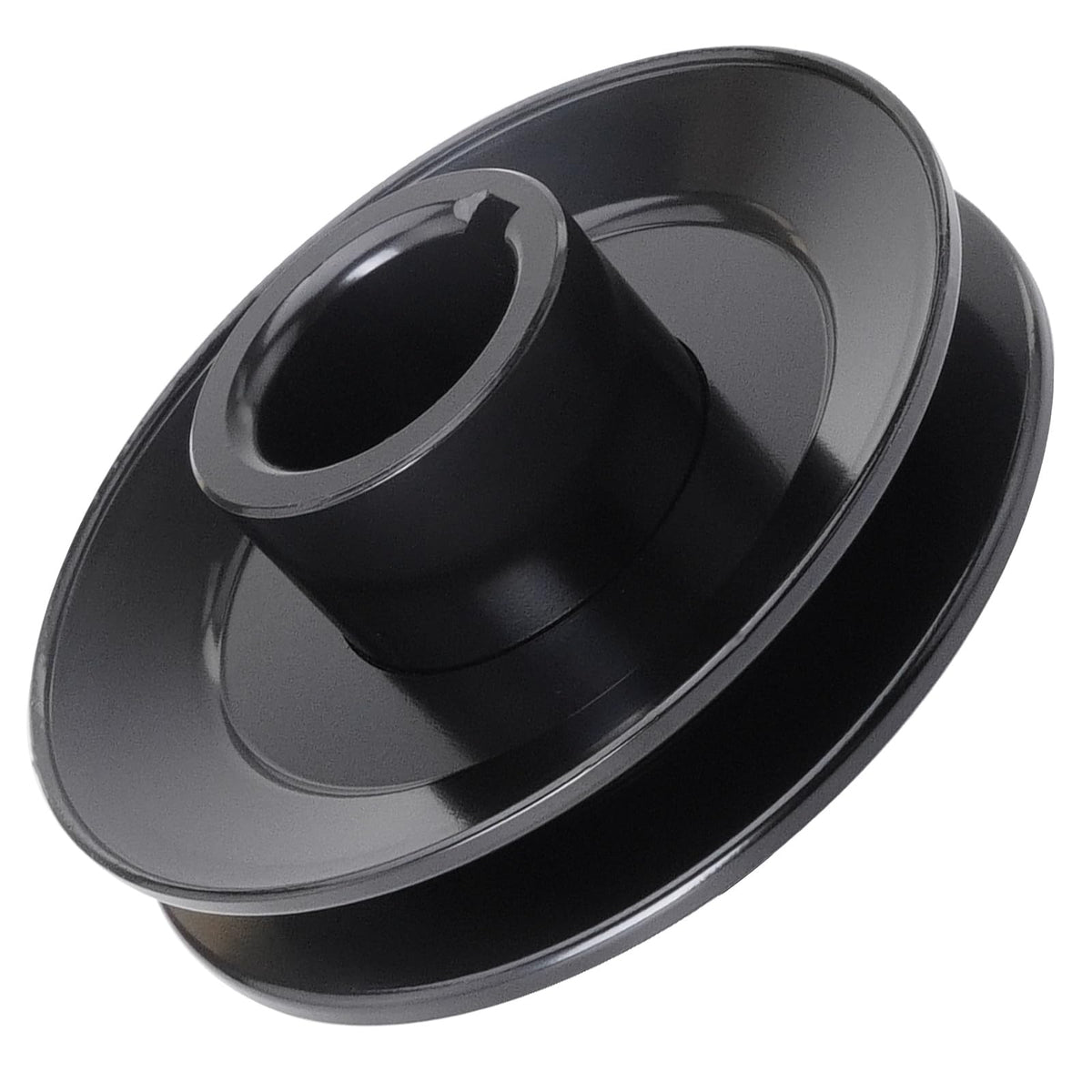 TENGMUJX lawn mower pulley front view with diameter specifications