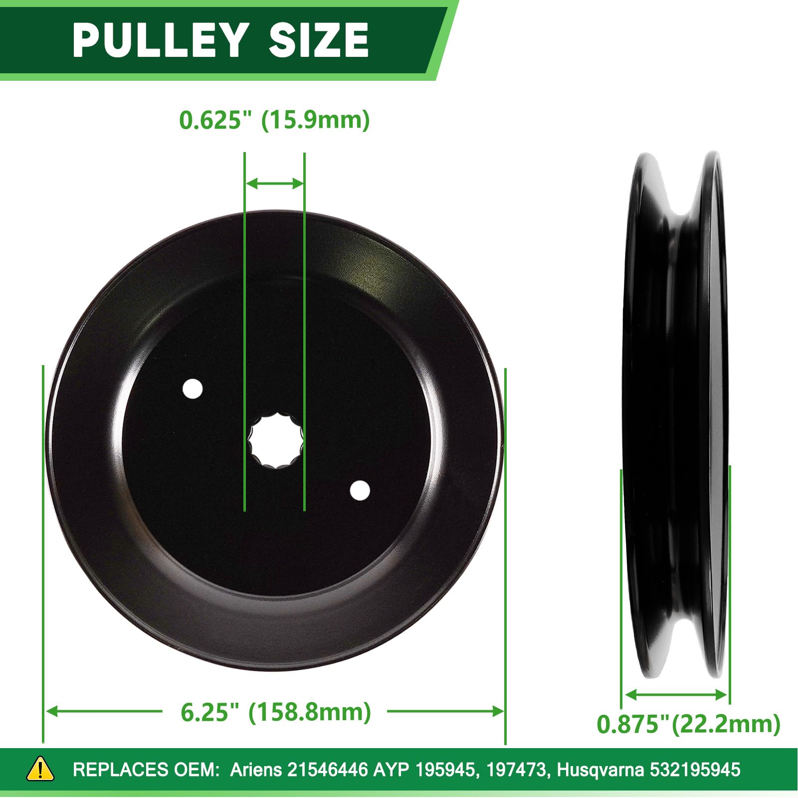 TENGMUJX pulleys designed for Husqvarna lawn mowers