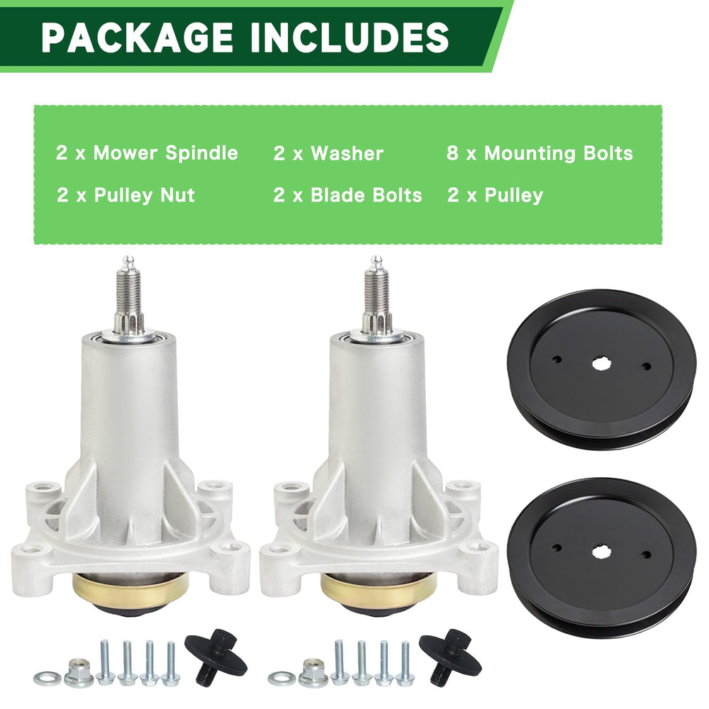 TENGMUJX Spindle Assembly and Pulley in packaging