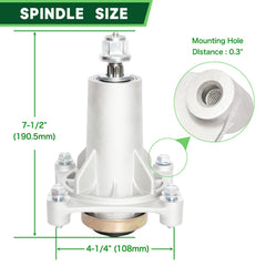 TENGMUJX Spindle Assembly back view