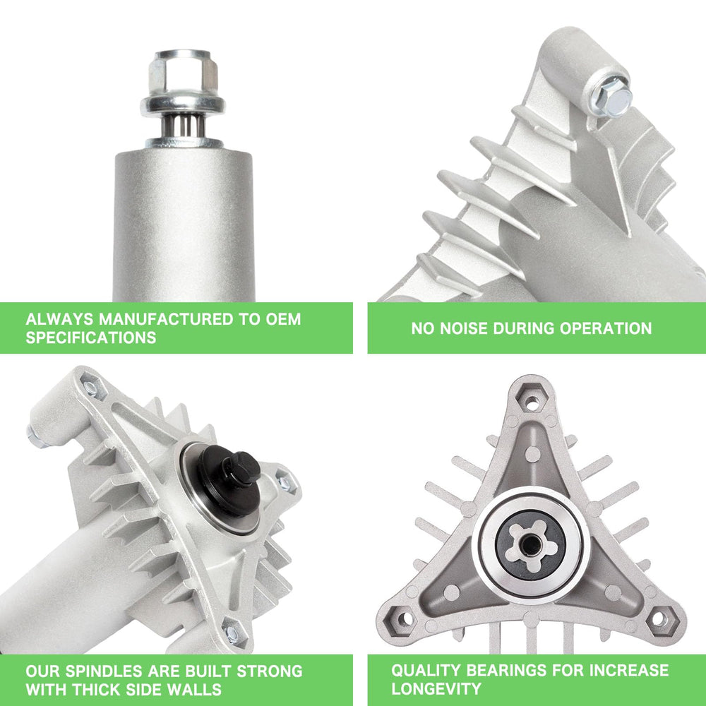 TENGMUJX spindle assembly close-up of aluminum material