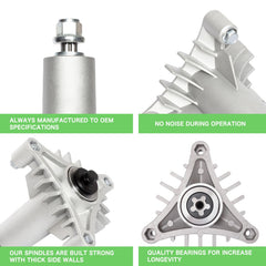 TENGMUJX spindle assembly close-up of aluminum material