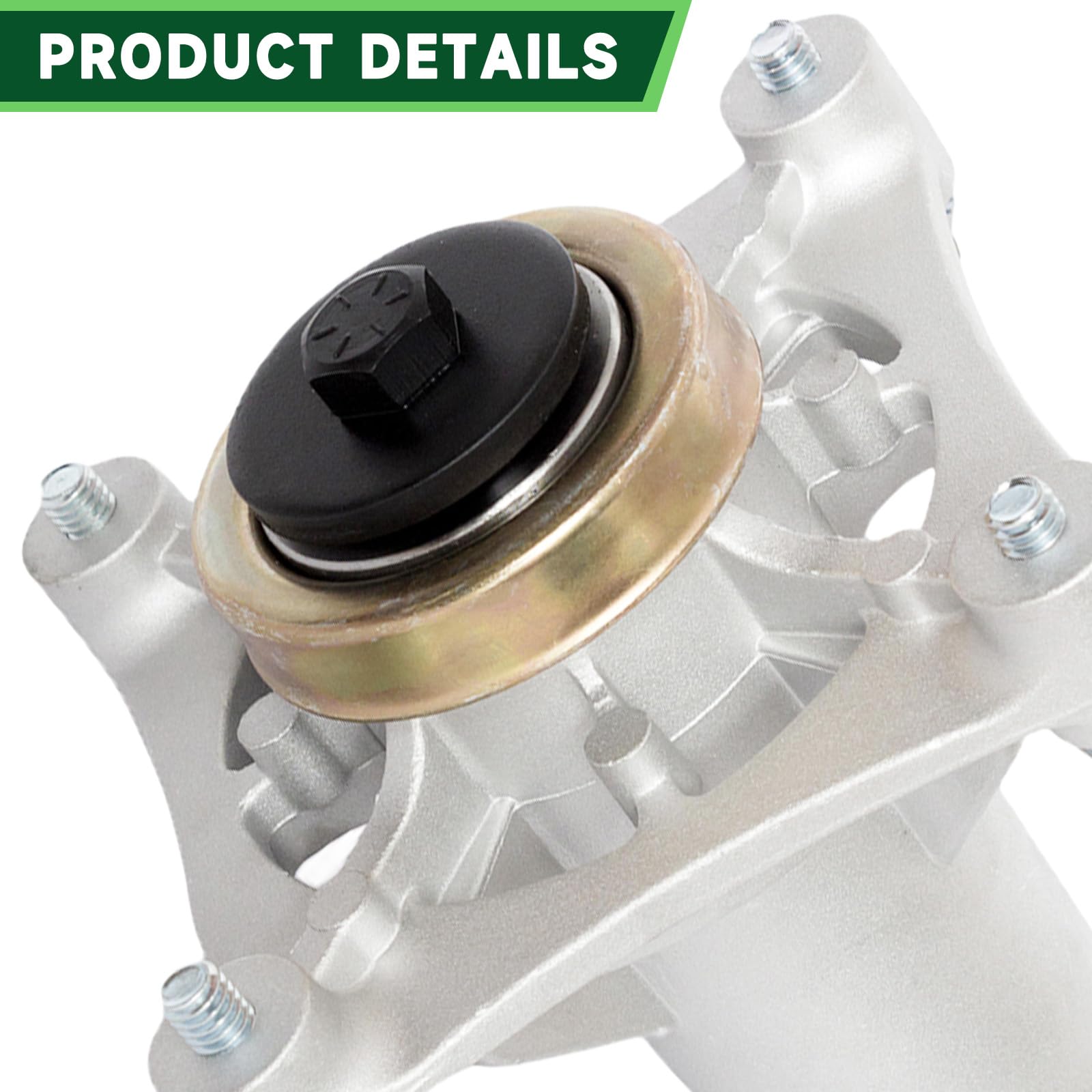 TENGMUJX spindle assembly mounted on Husqvarna mower