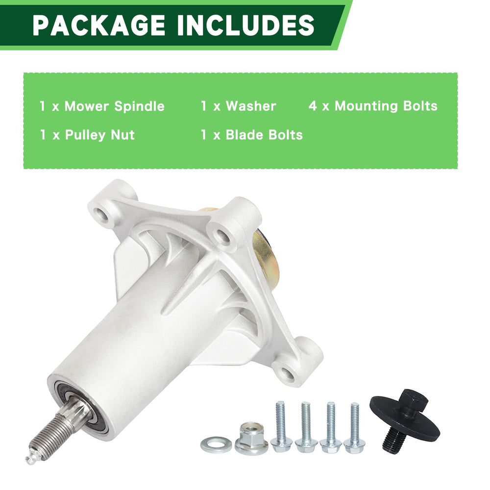 TENGMUJX spindle assembly packaging and included components