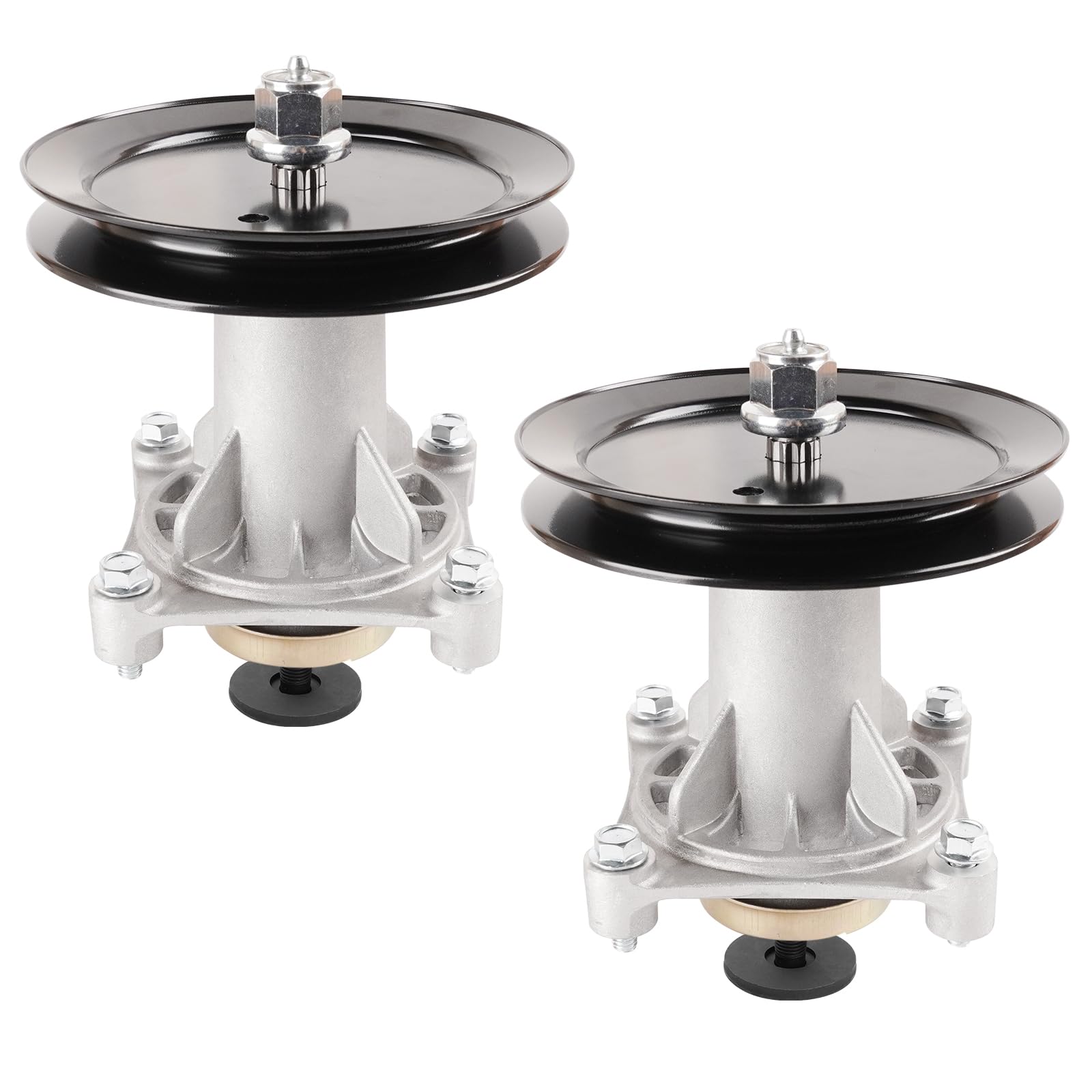 TENGMUJX Spindle Assembly with Pulley front view