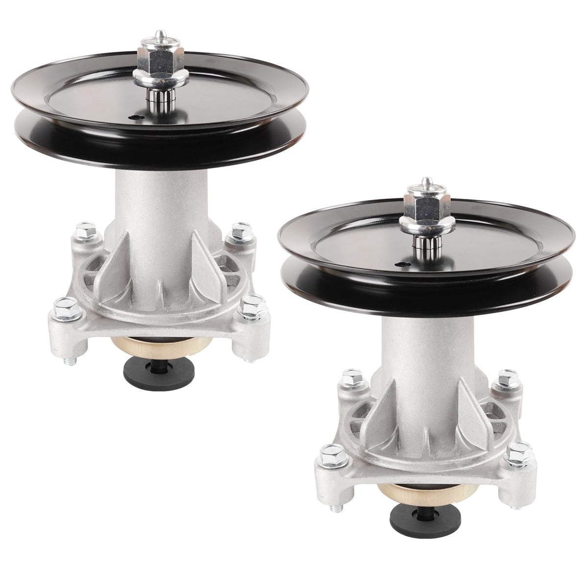 TENGMUJX Spindle Assembly with Pulley front view