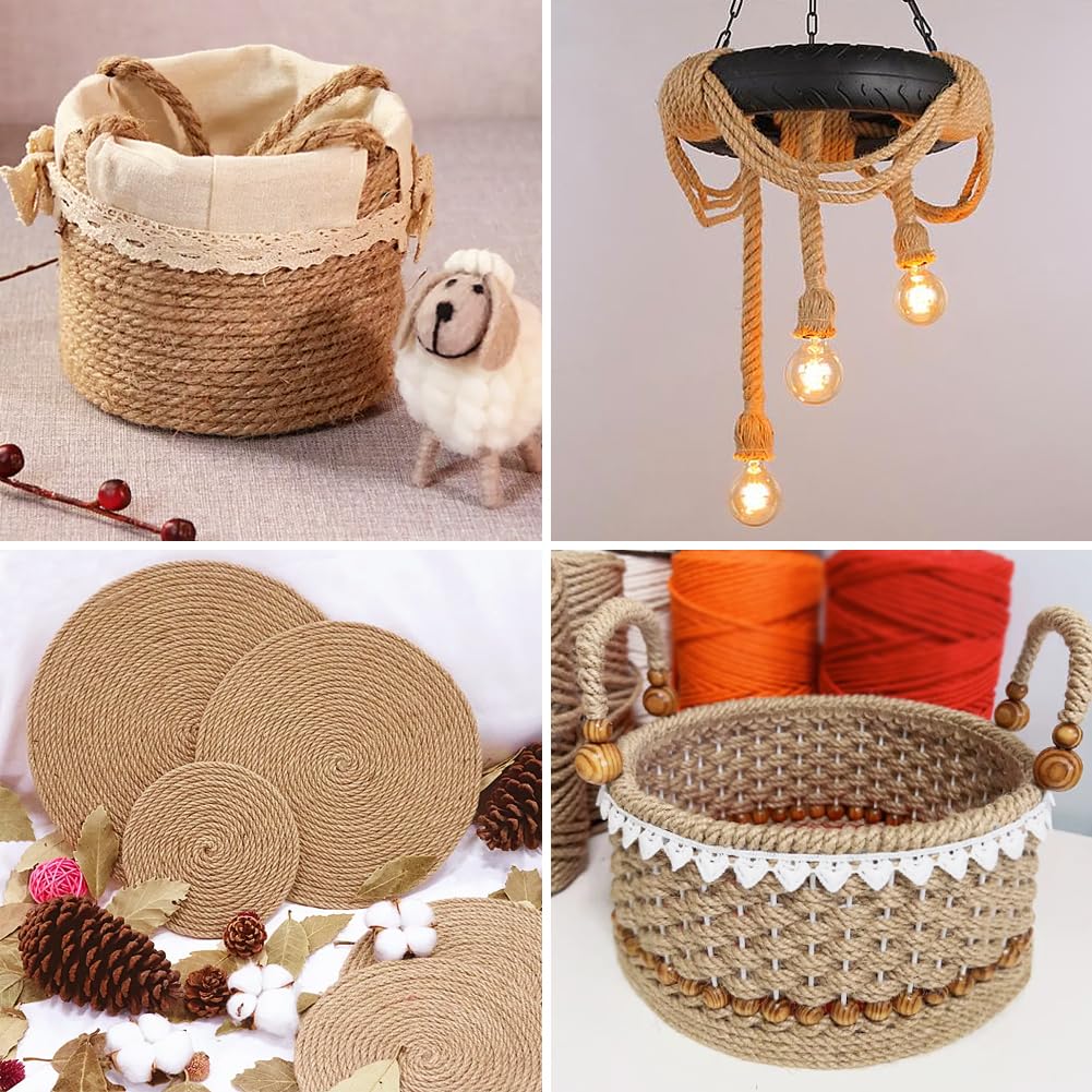 Tenn Well jute rope packaged for easy storage