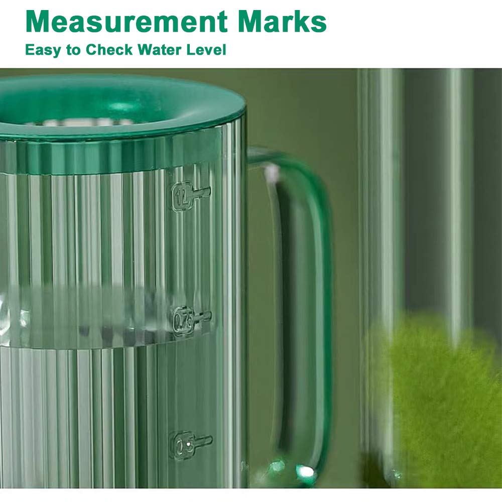 Tennedriv Green Small Watering Can filled with water