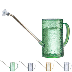 Tennedriv Green Small Watering Can side view in sage green