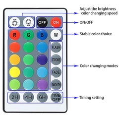 TENSUL colored pond lights installed underwater