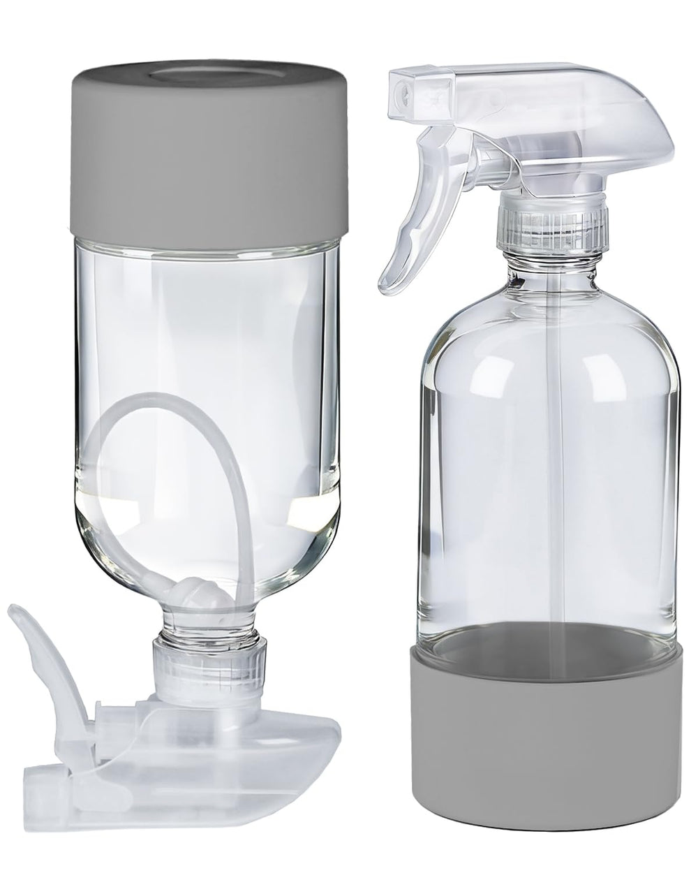 TERESRY 360° Glass Spray Bottle grey model front view