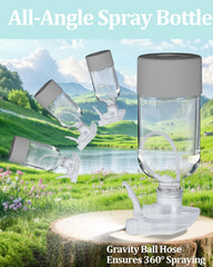 TERESRY 360° Glass Spray Bottle with adjustable nozzle