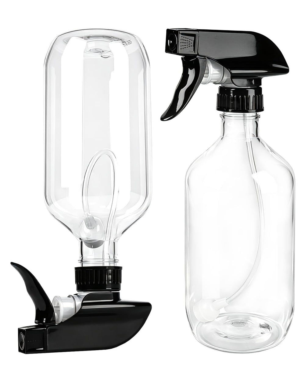 TERESRY 4 Pack 16oz Spray Bottles front view with adjustable nozzles
