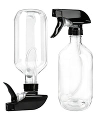 TERESRY 4 Pack 16oz Spray Bottles front view with adjustable nozzles