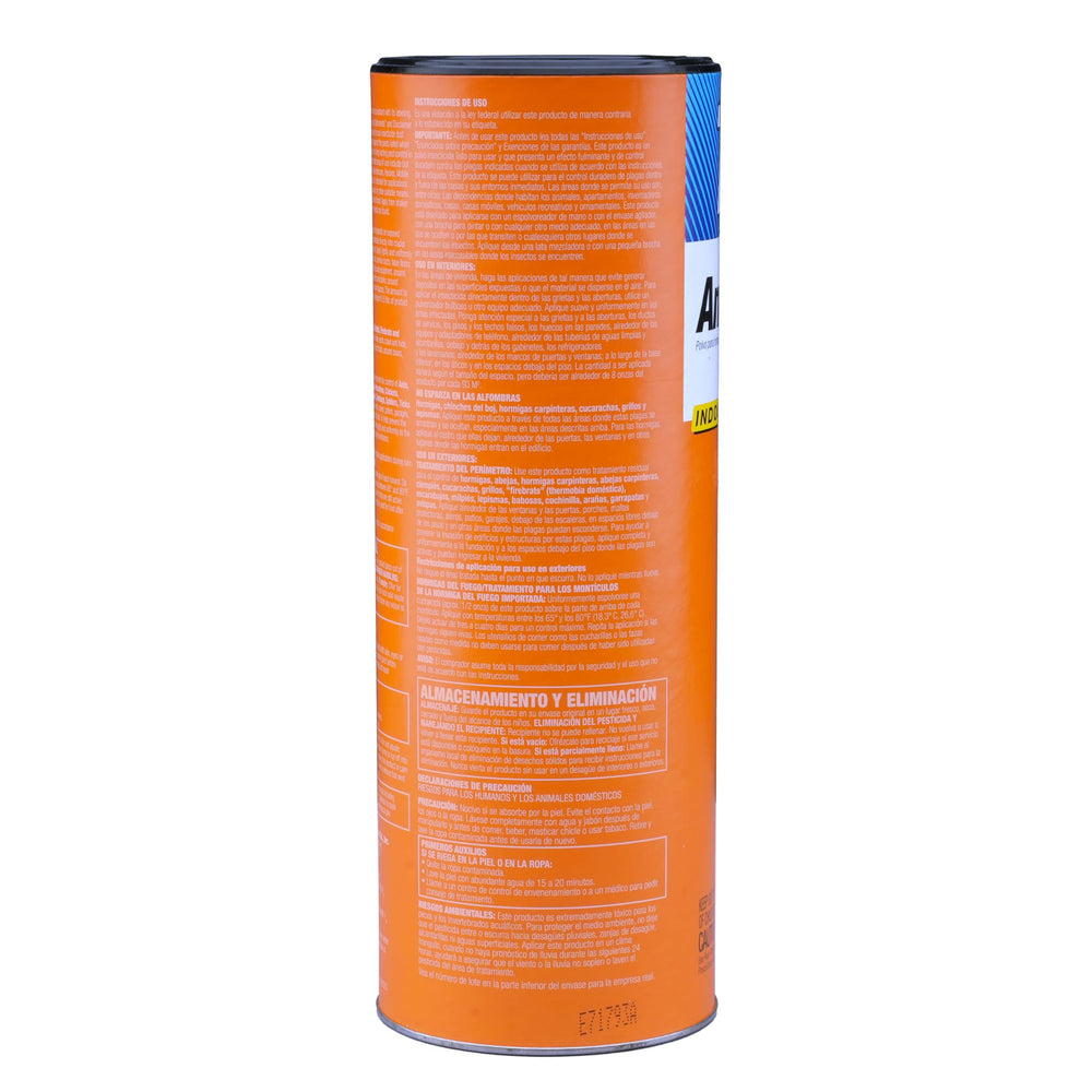 Terro Ant Dust label showing active ingredients