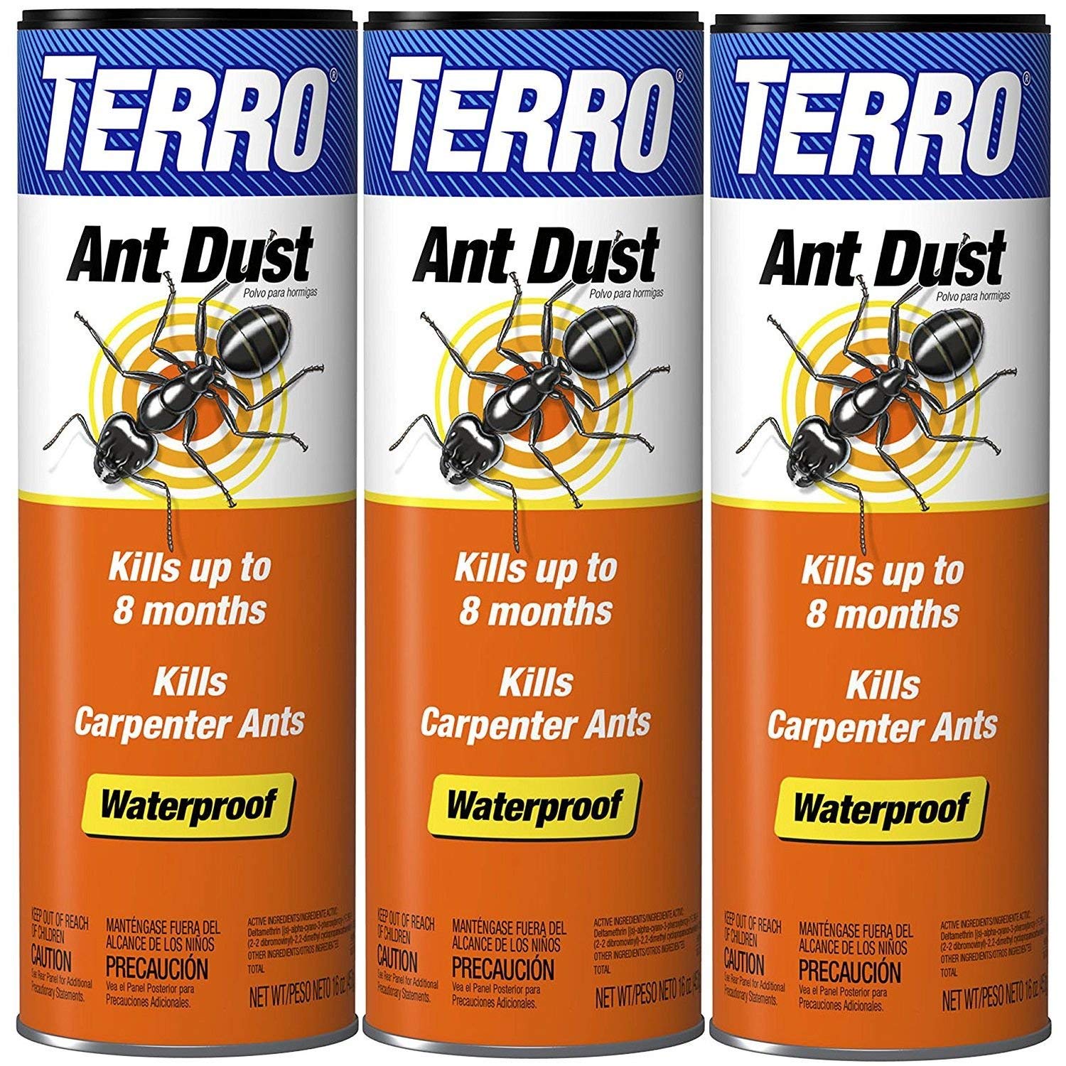 Terro Ant Dust Powder Killer 1 lb pack of 3 with packaging