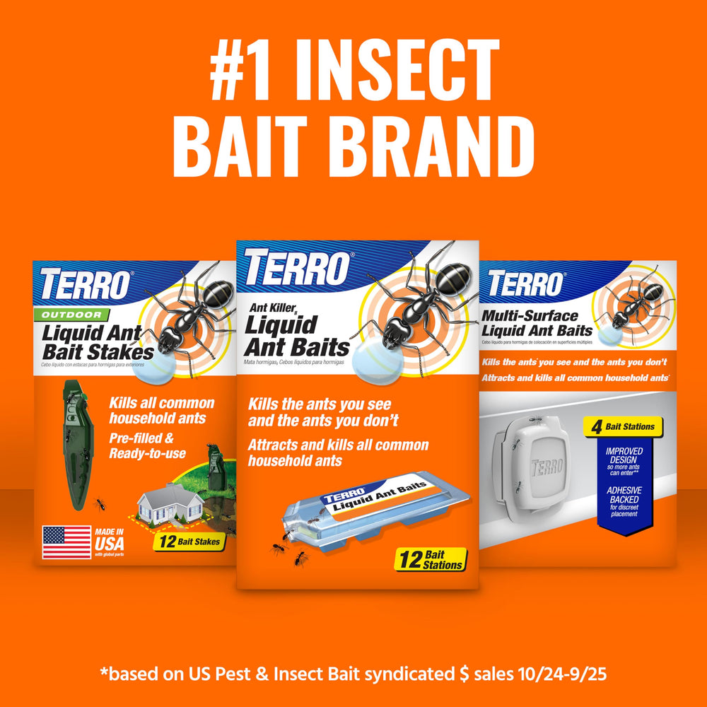 Terro Ant & Roach Bait station on countertop