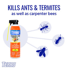 Terro Carpenter Ant, Termite & Bee Killer Spray 16 oz side view